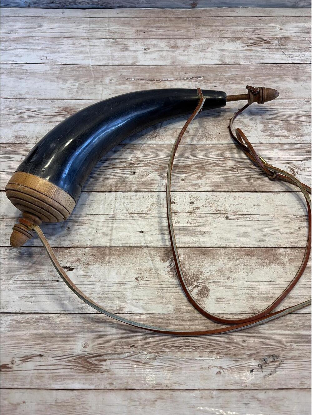 Powder Horn for store carry load black powder